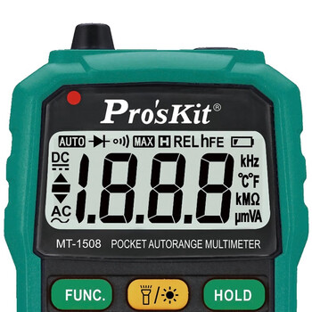 宝工（Pro'skit) MT-1508-C 袖珍型自动电表 1年维保