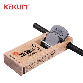 角利 KAKURI日本进口木工刨刨子刨刀手工推刨DIY木工木匠进口鲁班刨平刨12530铁柄小平刨 12530 其他 现货