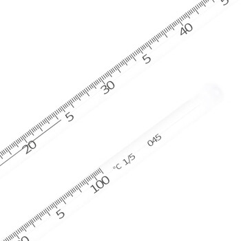 匡建仪表（CONJANT）中兴高精密温度计 工业玻璃棒液体测温仪 手工雕刻款 0-100℃（水银款分度值0.2） 