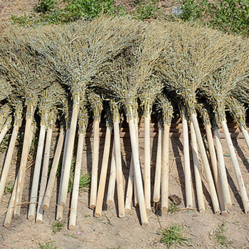 谋福23环卫大扫把户外扫院子扫帚竹笤帚 7号款式（高1.6米宽0.6米）