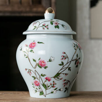 欧芬莱 陶瓷茶叶罐密封罐家用存茶罐红茶绿茶普洱通用