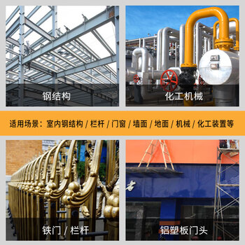 齐鲁/QILU 大红防锈漆 净重17kg/桶 哑光漆醇酸底漆 彩钢瓦钢结构木材防锈打底防腐防水工业金属油漆【绿桶】