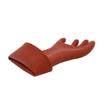 双安 10KV橡胶绝缘手套（手型）带电作业电力配电房安全防触电