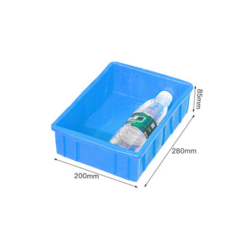 知旦 04周转箱 外径:280*200*85mm塑料周转箱物流周转箱塑料周转盒批发塑胶周转箱 ZX-04