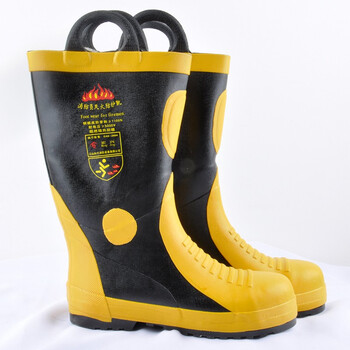 宏兴（Hong Xing）DA-085 02款消防抢险救援靴子 灭火阻燃隔热防护靴  定做 42码 1双