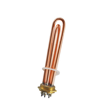 欣语 TJ-NT024 六角2寸58mm铜头头工程水箱大功率加热棒/加热管/DN50电热管 铜头不锈钢220V/9KW