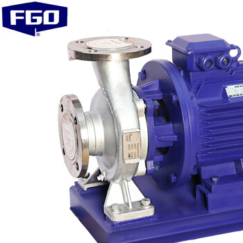 FGO 不锈钢卧式离心泵 ISWH  管道泵 380V 150-315B Q=140m3/h H=100m 功率55kw