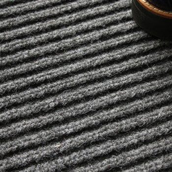 海斯迪克 HK-59 PVC地垫 复合双条纹地毯 防尘进门垫防滑垫 LOGO定制专拍