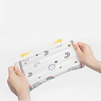 庄太太 水波纹20*25cm1卷25片 吸水无纺布一次性懒人抹布可水洗干湿两用洗碗布