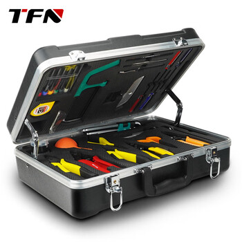 TFN TG2 光缆光纤施工工具箱 光纤熔接机配套用 光纤接续 光纤抢修工具箱 26件套