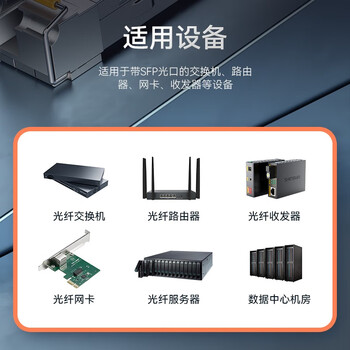 胜为 SFP光模块千兆1.25G单模双纤光纤模块(1310nm,20km,LC)兼容华为/锐捷/中兴/普联SOMS-2B1310D