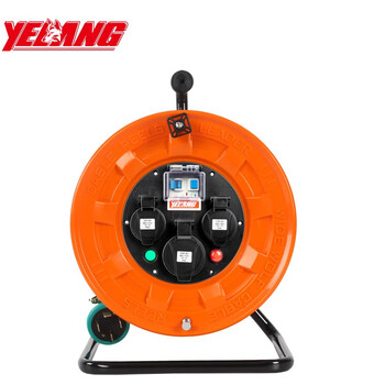 野狼 yelang 移动电缆卷工程盘盘线轴电缆盘电线盘拖线盘16A 10A 25A  3*2.5+1*1.5mm²  30米 YL-S33FS-A1630