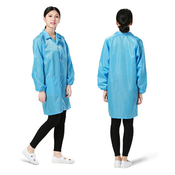 飞尔 无尘衣 防尘洁净服 劳保工作服 净化服 【蓝色 S码】