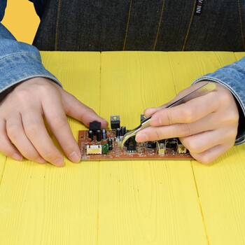 保拉(Paola) 镊子工具(120mm) 不锈钢防磁加硬弯嘴尖镊子3035