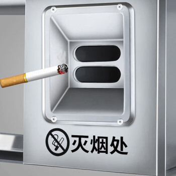 庄太太【201不锈钢单桶】户外不锈钢环卫分类垃圾桶室外果皮箱