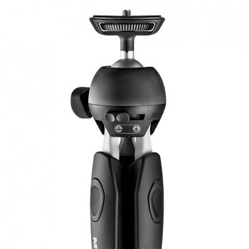 曼富图（Manfrotto） MT PIXI EVO 便携式微单卡片相机迷你桌面三脚架升级版可伸缩手持球形云台 黑色