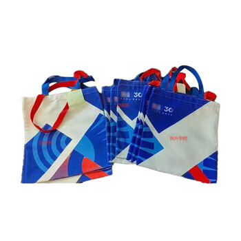 飞尔（FLYER）定制帆布袋 12安 全涤 热升华 带内袋塑料扣【35×38cm】