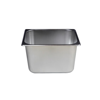 冠峰 10L嵌入304不锈钢连体桶(圆形) 不锈钢垃圾桶盖子配件摇盖翻盖圆形方形GNG-474