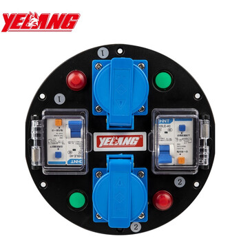 野狼 yelang 移动电缆盘国标插座漏电保护延长线插排YZW3*1.5mm²/30米 YL-S43YS2-0930