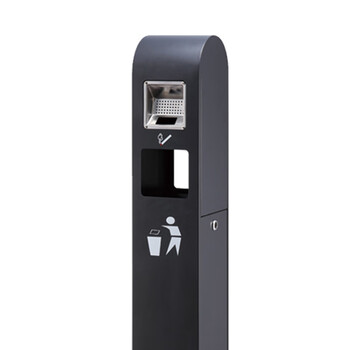 南 GPX-129N 南方烟灰柱烟蒂柱 户外不锈钢烟灰桶垃圾桶 内桶容量10.8升