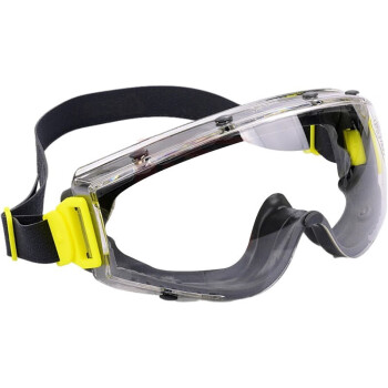 代尔塔（Deltaplus）101141 SAJAMA全景护目镜 TPR橡胶框架透明PC眼镜 防刮擦防雾 定做 1副