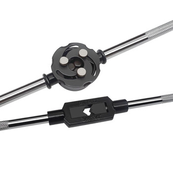 保拉(Paola) 60件套公制丝锥板牙套装公英制 手动攻丝工具丝攻扳手板牙绞手螺纹螺丝修复工具组套2118