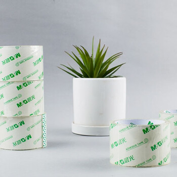 晨光（MG）透明胶带 普惠高透封箱胶带 封箱胶带【60mm*30y 5卷/筒 5筒起订 JD95798】