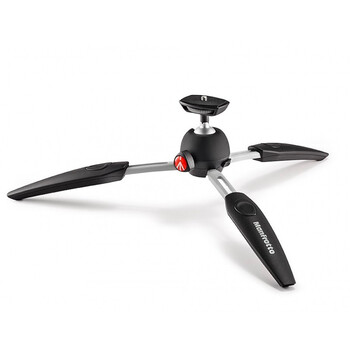 曼富图（Manfrotto） MT PIXI EVO 便携式微单卡片相机迷你桌面三脚架升级版可伸缩手持球形云台 黑色