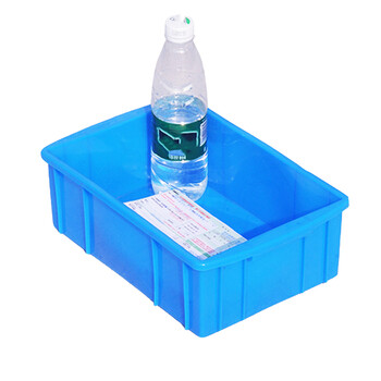 知旦 300周转箱 外径:315*200*105mm长方形工业塑料箱周转箱物流箱五金零件物料收纳箱 ZN-300