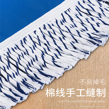 美家日记 商用平板拖把替换布头 布罩 拖把替换布 墩布 换洗布头 豪华加厚款替换布头90CM