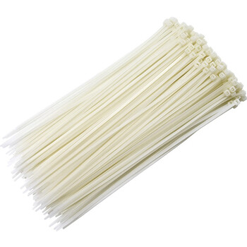 卡夫威尔 自锁式尼龙扎带大号加长 扎线带 小号扎带理线带束线带捆扎带 4.0*250mm 白色 200支装 OT1014G