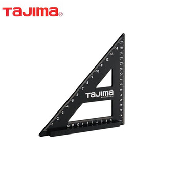 田岛（TAJIMA）MRG-TR1700-CHN 三角尺90度45度角度尺木工圆锯切割导向尺直角尺 1111-2553加厚宽座角尺