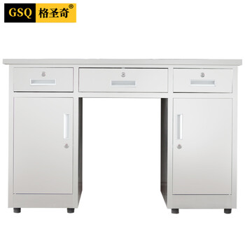 格圣奇201不锈钢工作台车间操作实验台医院写字台C1487可定制1.4米