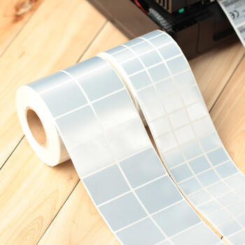 飞尔（FLYER）哑银条码标签纸 亚银不干胶打印【哑银PET 50*30*2500张-双排】