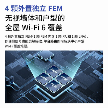 普联（TP-LINK） AX3000满血WiFi6千兆无线路由器 5G双频游戏路由 Mesh 3000M无线速率  XDR3050易展版
