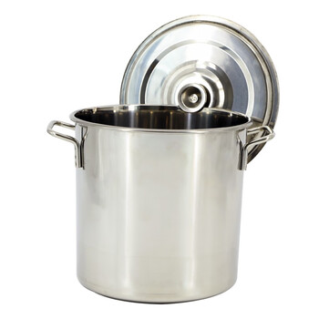 康丽雅  K-0264 加厚不锈钢多功能水桶 食堂酒店用带盖储水桶 直径45CM