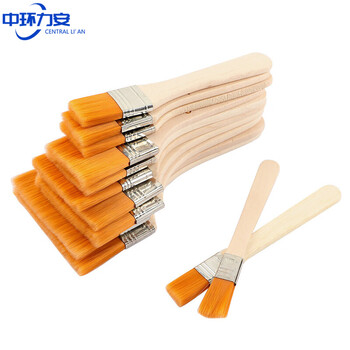 中环力安 6#50把 尼龙板刷油画刷烧烤毛刷油漆刷除灰尘尼龙板刷ZHLA8056