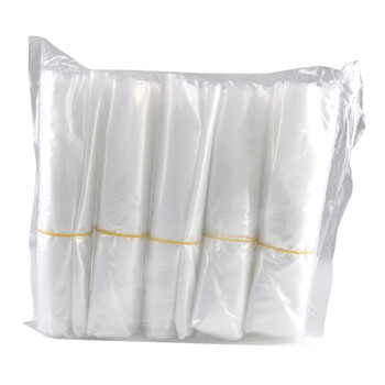 安美尚（ams）一次性PE鞋套高筒加厚靴套牧场养殖场用18G加厚靴套10包（25双/包，5双/捆）定做 白色