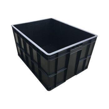 京顿防静电周转箱带盖子塑料箱长方形收纳箱ESD塑料盒电子元件物料盒胶框子477*355*173mm