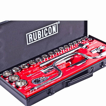 罗宾汉（RUBICON）套筒扳手1/2棘轮扳手套筒RSS-024快速扳手 多用途套筒套装 24件套
