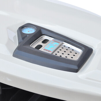 兰诗（LAUTEE）DS-02 大号户外垃圾桶 市政环卫分类果皮箱 香槟灰