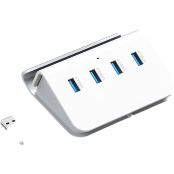 品胜 USB3.0分线器 一拖四扩展坞 HUB四口集线器usb延长线