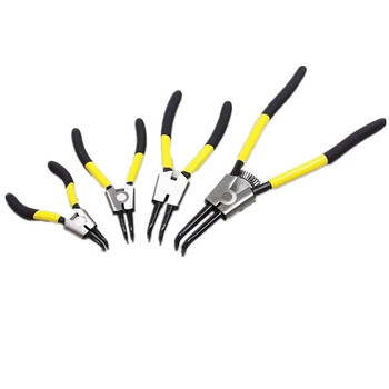 田岛（TAJIMA）内卡-曲爪【13寸】 1206-2094卡簧钳 内卡钳 卡环钳 内弯钳 孔用曲爪德式卡簧钳(德式)325mm