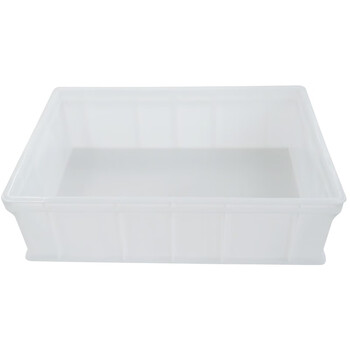 冰禹 BY-2375 加厚塑料物流周转箱 零件盒工具箱收纳箱 520*350*150mm 白色 3#