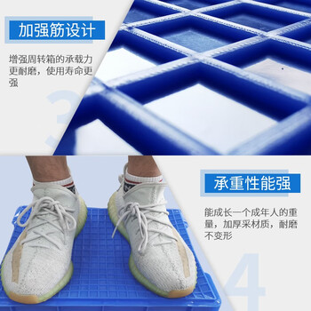 京酷KINKOCCL加厚塑料周转箱五金零件盒塑料筐物料收纳盒可配盖养龟箱白色长347*宽248*高94mm