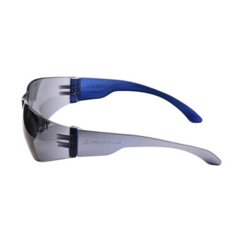 代尔塔（Deltaplus）101108 安全防护眼镜护目镜 防刮擦防冲击 蓝色镜面 定做 5副