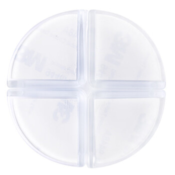 稳斯坦 WST086 透明防撞护角 安全防护包角包边加厚防撞桌角套角 圆弧款10个