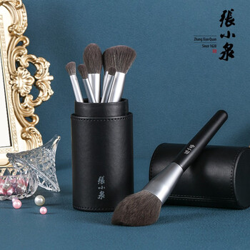张小泉黛·化妆刷六件套 眼部刷修容刷 散粉刷 原木手柄H41296000