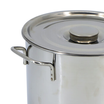 康丽雅  K-0264 加厚不锈钢多功能水桶 食堂酒店用带盖储水桶 直径45CM