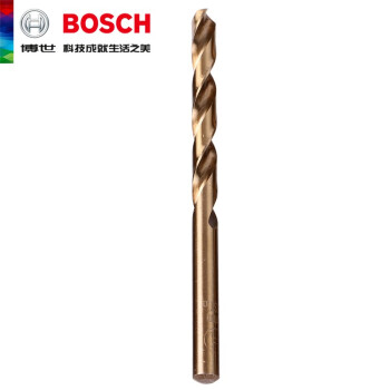 博世（BOSCH）高速钢麻花钻头-含钴不锈钢薄板钻孔打孔 手电钻/冲击钻电动工具附件 10.0 mm HSS-Co  (5支装)